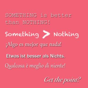 weight loss tips - better than nothing